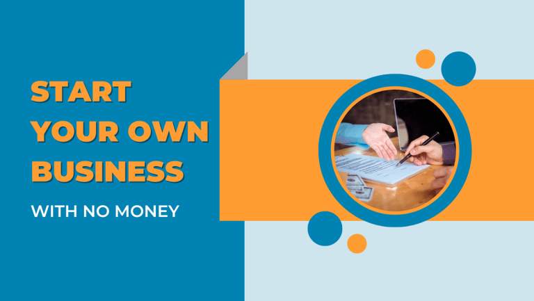 start a business without money
